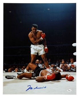 Muhammad Ali Over Sonny Liston Vintage Signed Original Neil Leifer 16x20 Photograph